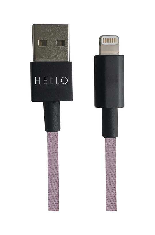 Design Letters kabel do ładowania USB-C Lightning 1 m fioletowy 60201024LAVENDER