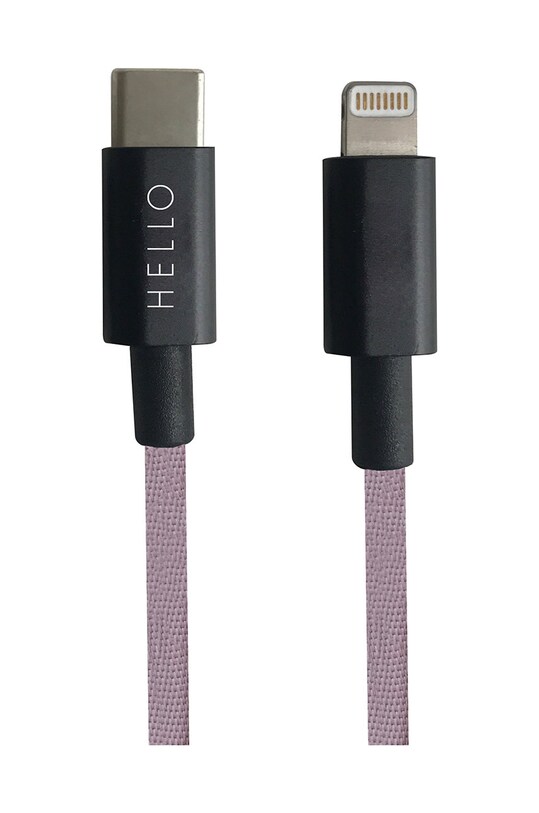 Design Letters Cablu de incarcare USB-C Lightning 1m violet 60201023LAVENDER