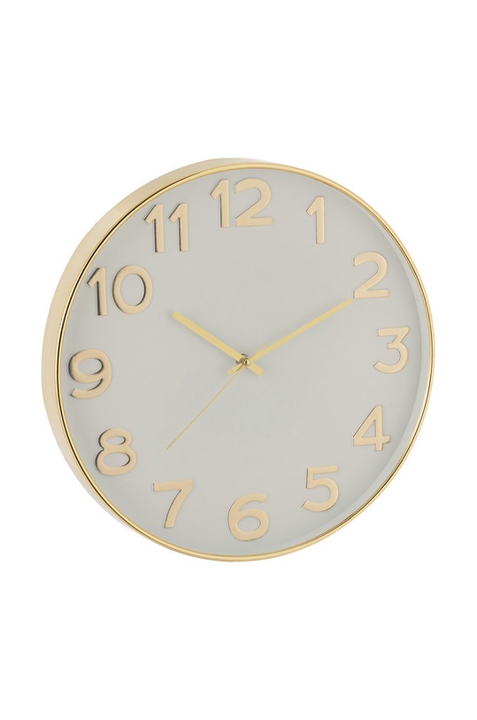 J-Line zegar ścienny żółty 6618