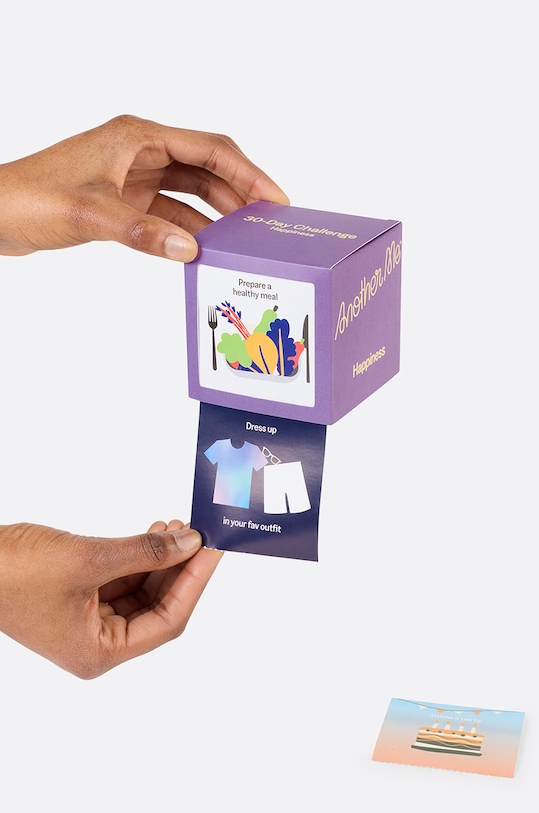 Another Me zestaw karteczek 30 Day Challenge Happiness Game AM30CHBOHAE multicolor AA00