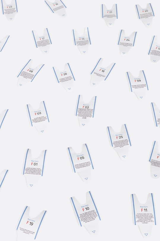 Another Me zestaw karteczek 100 Curious Facts, Art, English multicolor AM100FBOARE