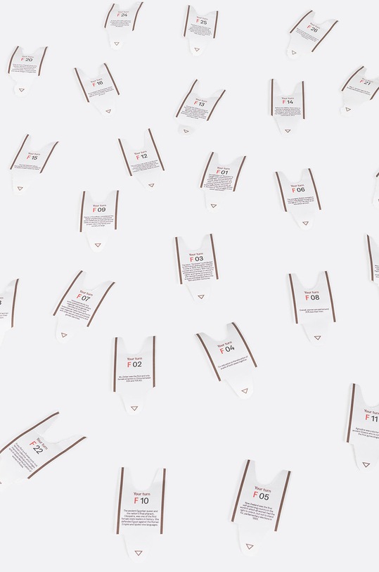 Another Me Sada kartičiek 100 Curious Facts, Girl Power, English AM100FBOGPE viacfarebná