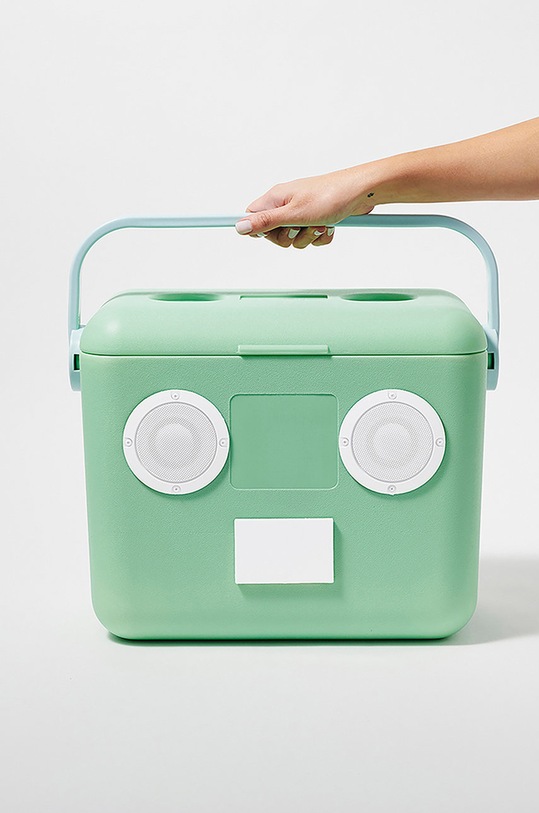 SunnyLife pojemnik chłodzący z głośnikiem Beach Sounds S2IBOXMT turkusowy AA00