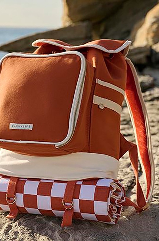 SunnyLife batoh s piknikovým příslušenstvím (13-pack) S2DLUXTC oranžová