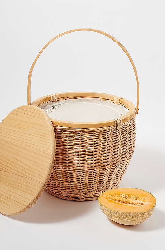 SunnyLife καλάθι πικ-νικ Picnic Cooler Basket S2DBSKNA μπεζ AA00