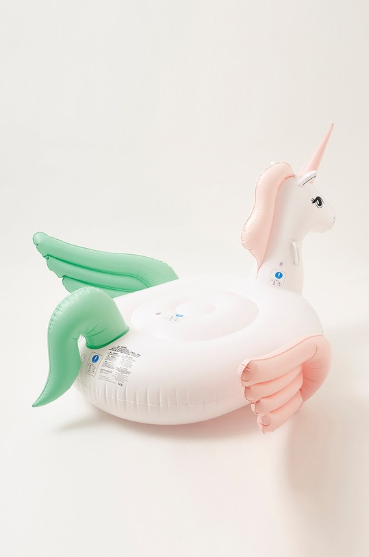 SunnyLife saltea pneumatică pentru înot Luxe Ride-On Unicorn S2LRIDCU alb AA00