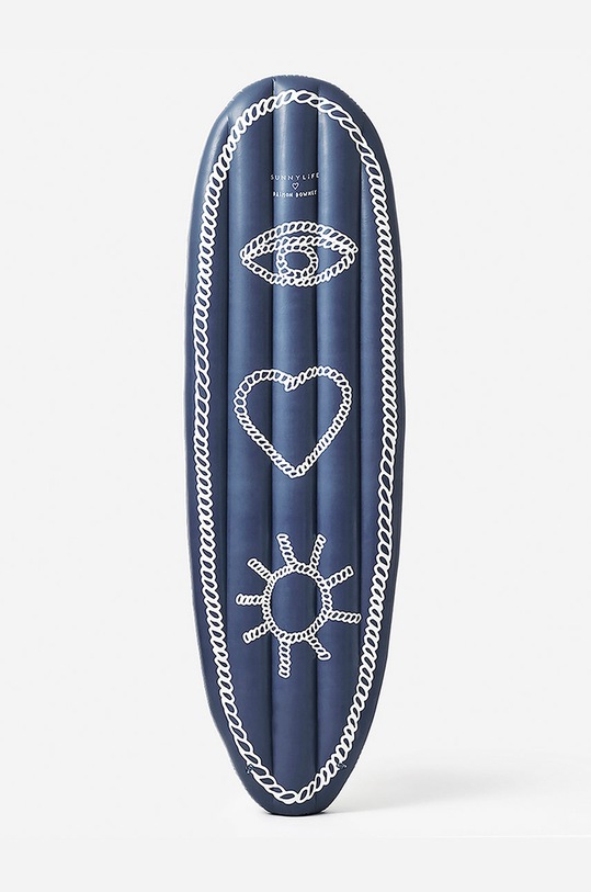 SunnyLife saltea pneumatică pentru înot Luxe I Love Sun albastru S2LLIESL