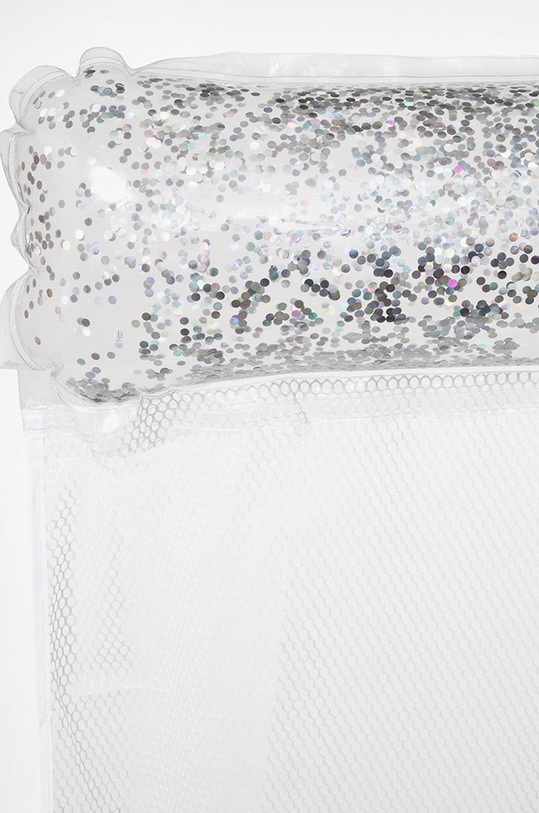 Lifestyle SunnyLife materac dmuchany do pływania Hammock Glitter S2LHAMGL transparentny