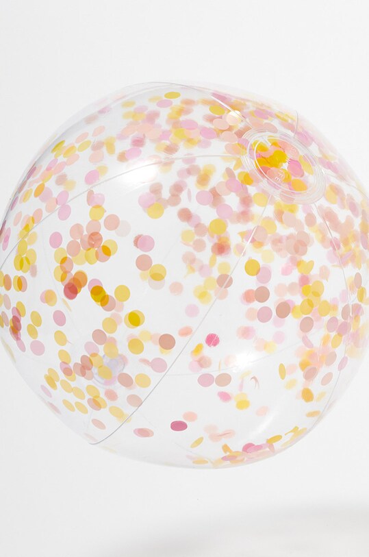 SunnyLife plážový míč Confetti průhledná S2PBSNCO