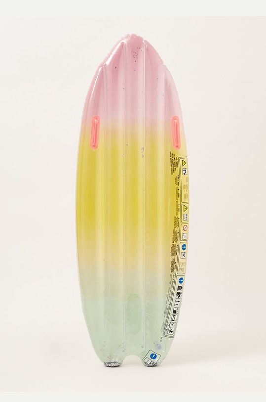 SunnyLife saltea pneumatică pentru înot Ride With Me Surfboard multicolor S2LSRFRO