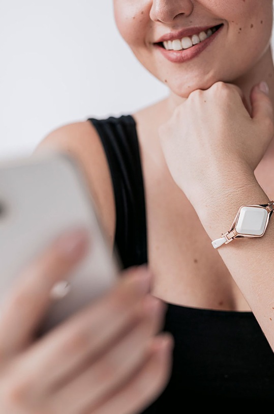 Bellabeat brățară inteligentă Ivy Health Tracker HT.50IV.WH.01