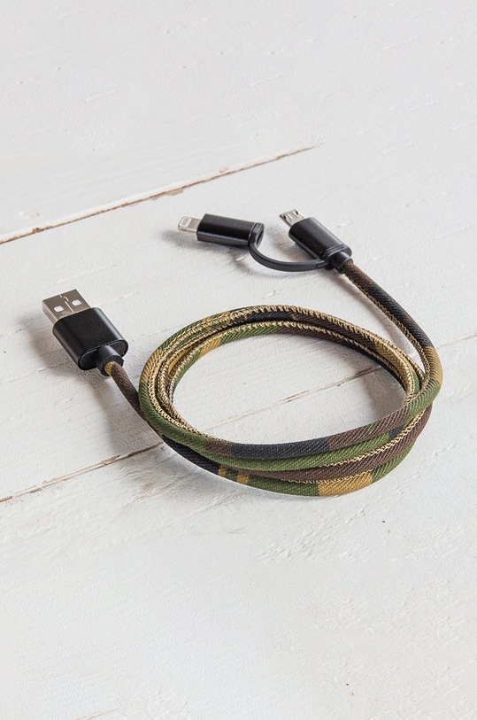Luckies of London USB кабел за зареждане Camo GW.USBCAMO1 многоцветен AA00
