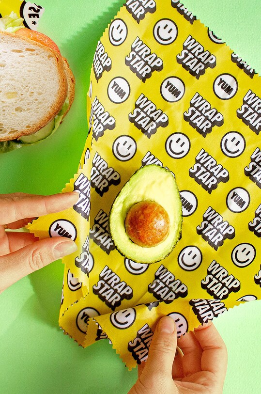 Luckies of London torebka i owijka na kanapki wielokrotnego użytku Wrap Star multicolor LK.FGWS