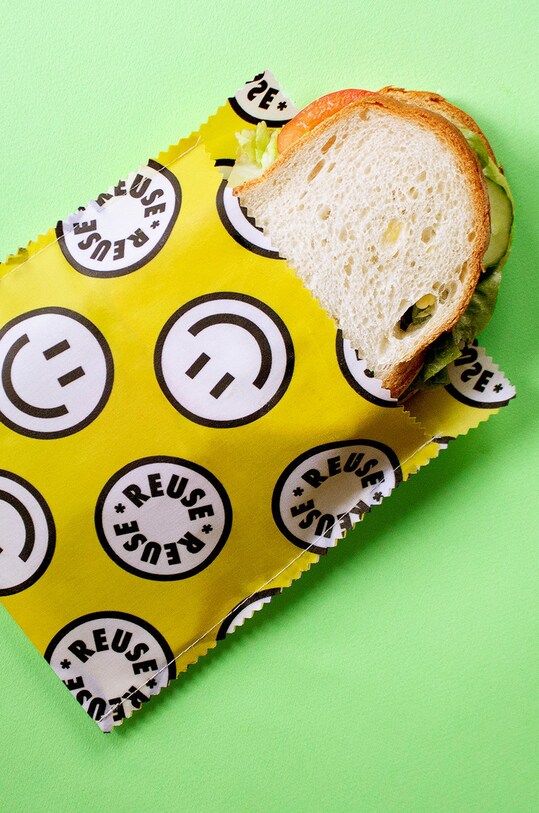 Luckies of London opakovane použiteľné sendvičové vrecko a obal Wrap Star LK.FGWS viacfarebná