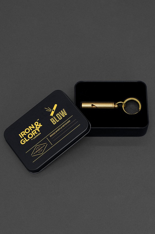 Luckies of London breloc cu fluier Iron&Glory multicolor LK.IAGBBR