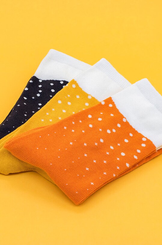 Luckies of London un set de șosete într-o cutie (3-pack) LK.LUKBSM multicolor