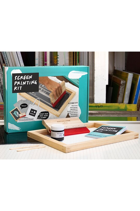 Luckies of London набір для трафаретного друку Screen Printing Kit LK.PCSP барвистий