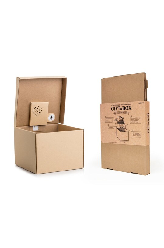 Luckies of London cutie cadou cu mesaj vocal Recordable Gift Box multicolor SK.BOXVOICE1