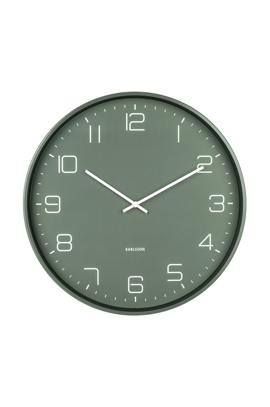 Nástěnné hodiny Karlsson Lofty 40 cm zelená KA5751GR