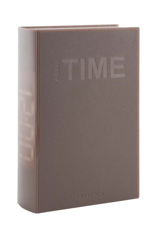 Obývací pokoj a ložnice Led budík Karlsson KA5861WG šedá