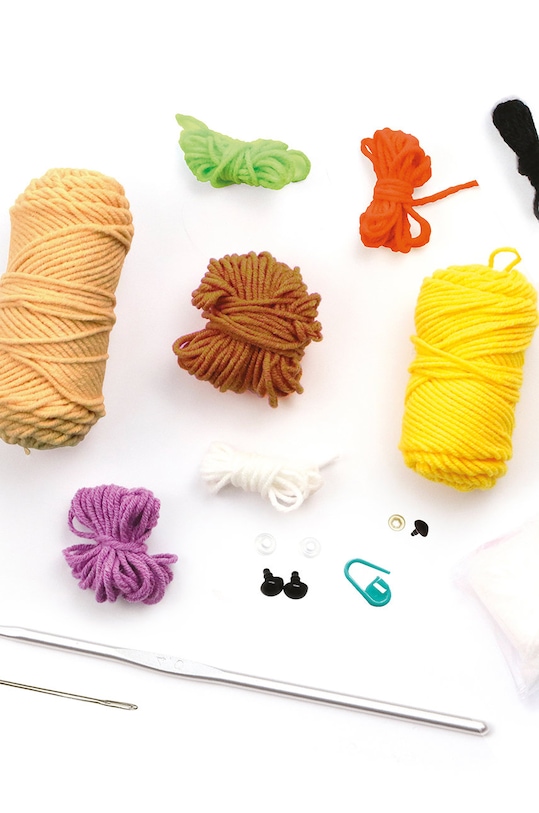 Graine Creative набір для в'язання гачком Kit Amigurumi 420249 барвистий AA00