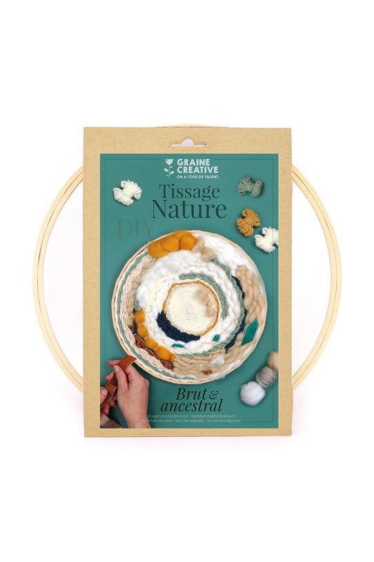 Graine Creative Kit de tapiserie rotundă DIY Nature multicolor 420254