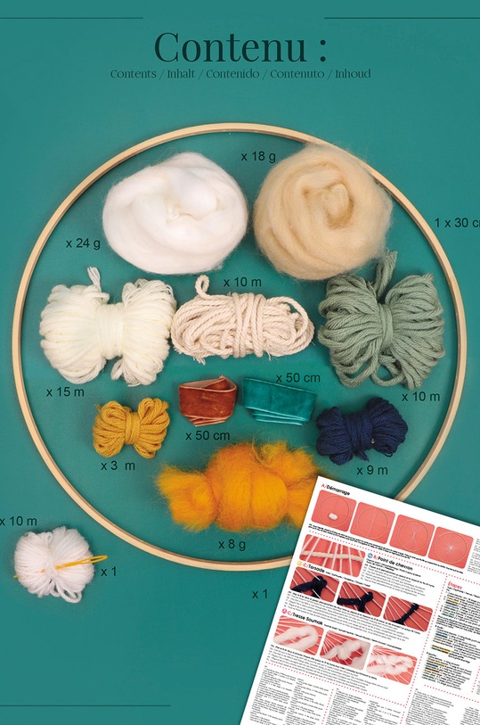 Graine Creative Комплект DIY кръгли гоблени Nature 420254 многоцветен AA00