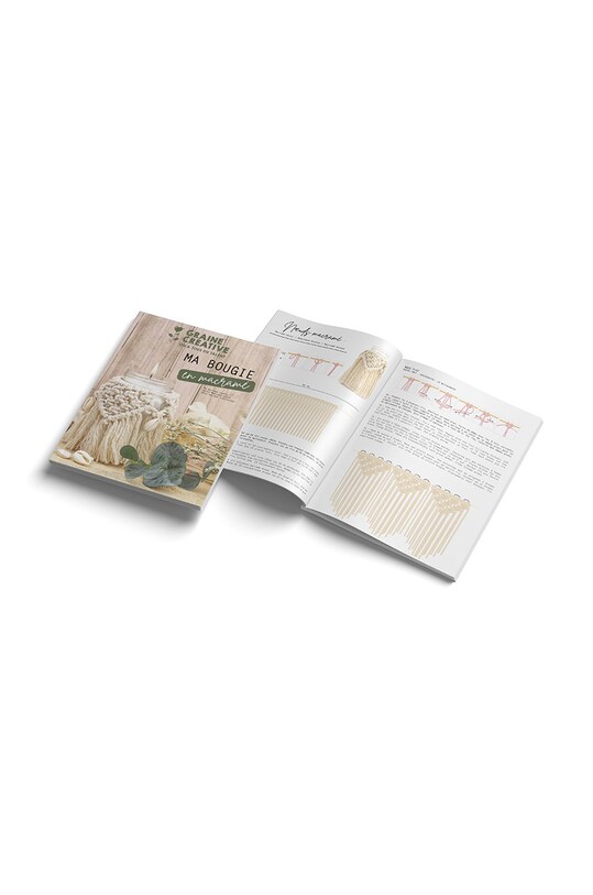 Home SPA Graine Creative DIY súprava na výrobu makramé svietnika Bohemian Macrame Candle 152020 viacfarebná