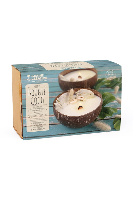 Graine Creative Kit de lumânări parfumate DIY Coconut Candle multicolor 152019