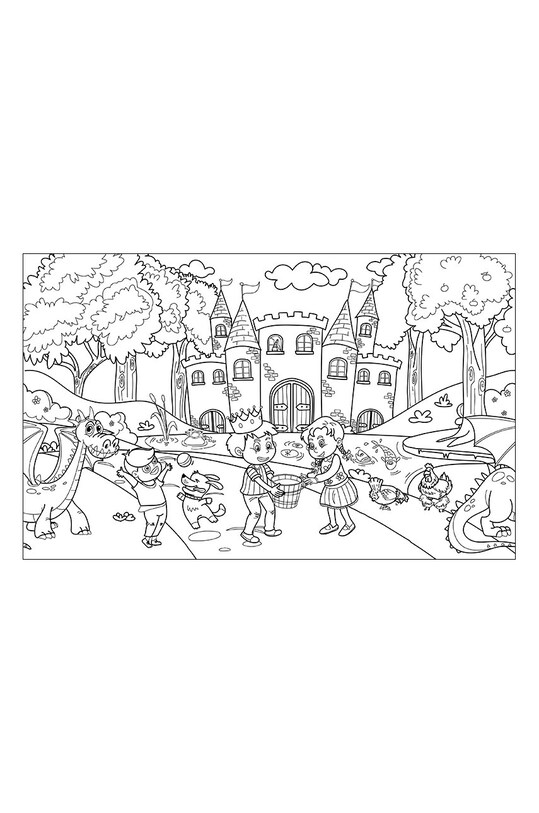 Graine Creative розмальовка в тубі Adhesive Roller To Draw барвистий 400683
