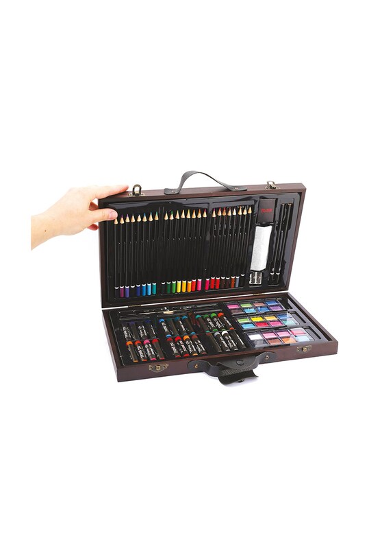 Лайфстайл Graine Creative набір приладдя для малювання Artist's Case (80-pack). 400511. барвистий