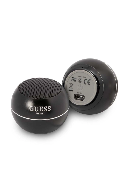 Guess głośnik bezprzewodowy mini speaker GUWSALGEK czarny AA00