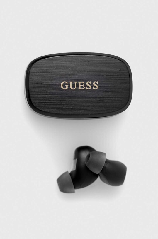 Guess căști fără fir GUTWSJL4GBK negru AA00