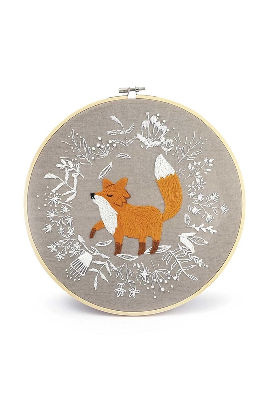 Graine Creative zestaw do haftowania fox embroidery diy kit multicolor 420270