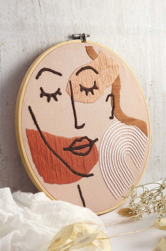 Sada na vyšívanie Graine Creative line art viacfarebná 420271