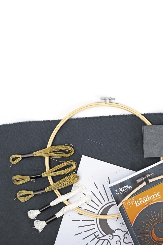 Graine Creative trusa de broderie celestial embroidery diy kit 420273