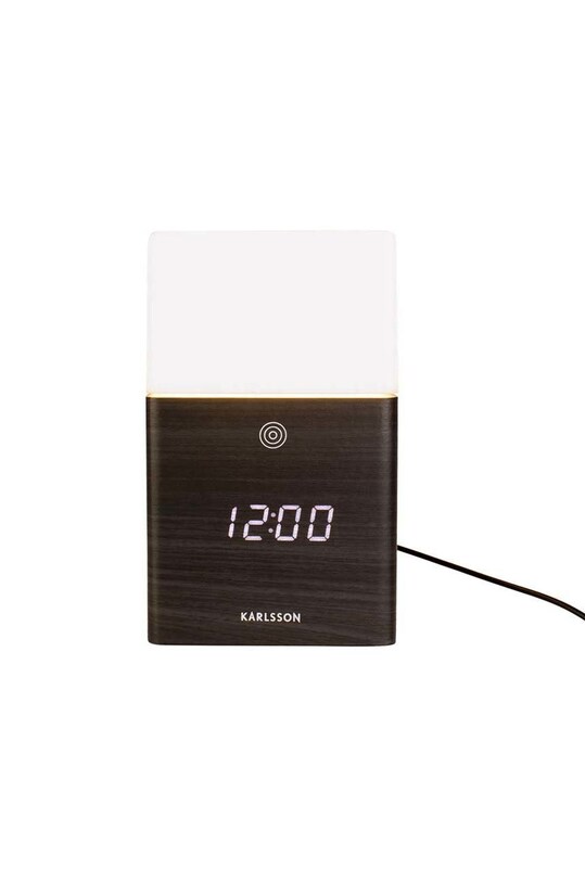 Будильник led Karlsson чорний KA5798BK