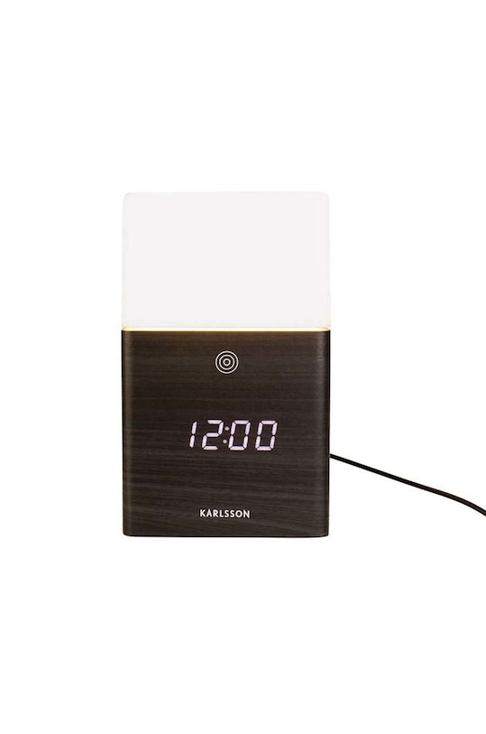 Led budík Karlsson čierna KA5798BK