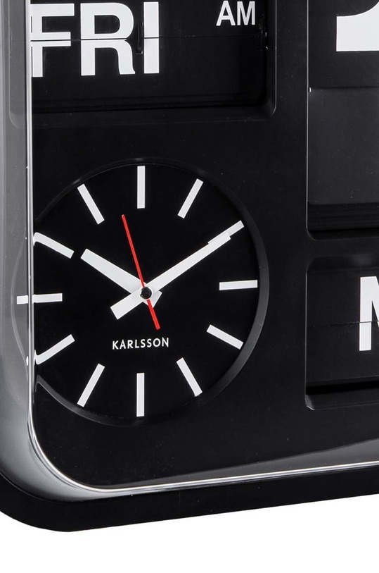 Living și dormitor Karlsson ceas de perete KA4200 negru