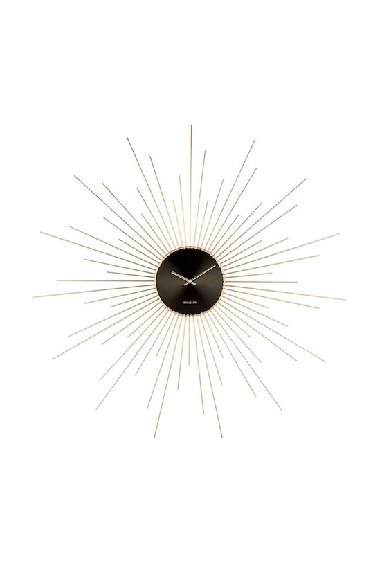 Karlsson zegar ścienny żółty KA5819
