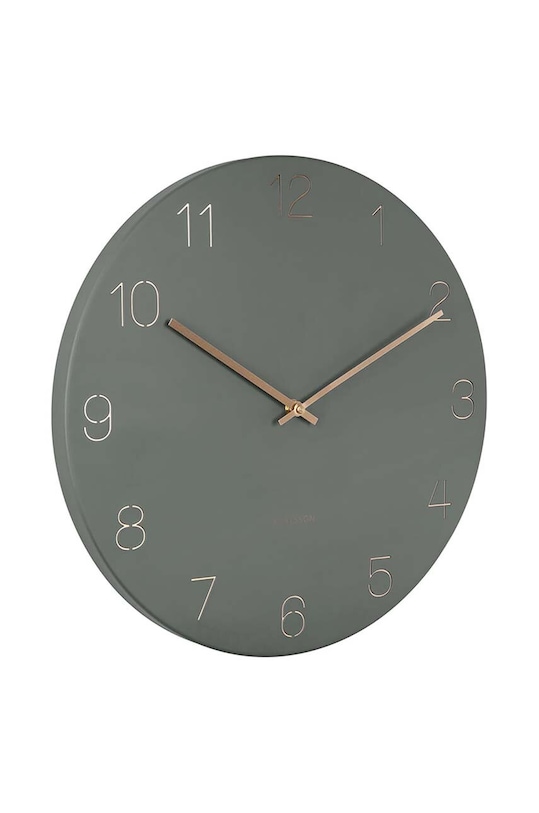 Karlsson orologio da parete Charm Numbers KA5762GR verde AA00