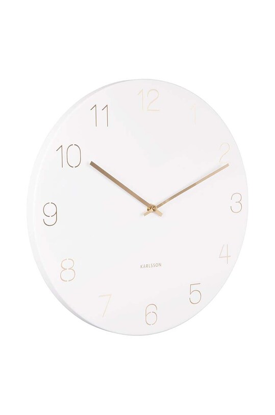 Ρολόι τοίχου Karlsson Charm Numbers KA5762WH λευκό AA00
