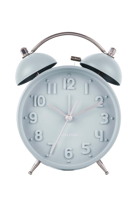 Будильник Karlsson Iconic голубой KA5784LB