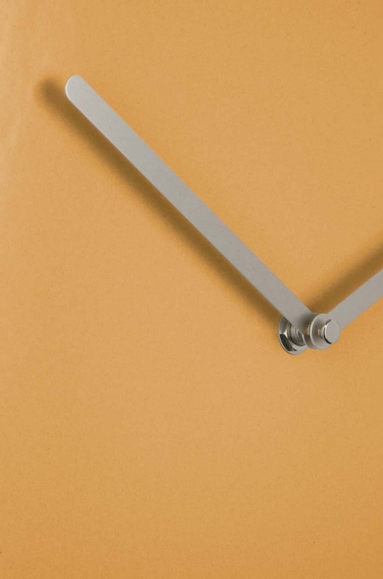 Living și dormitor Karlsson ceas de perete Plate KA5786YE galben