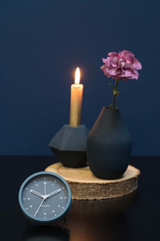 Obývací pokoj a ložnice Budík Karlsson Tinge KA5806BL modrá