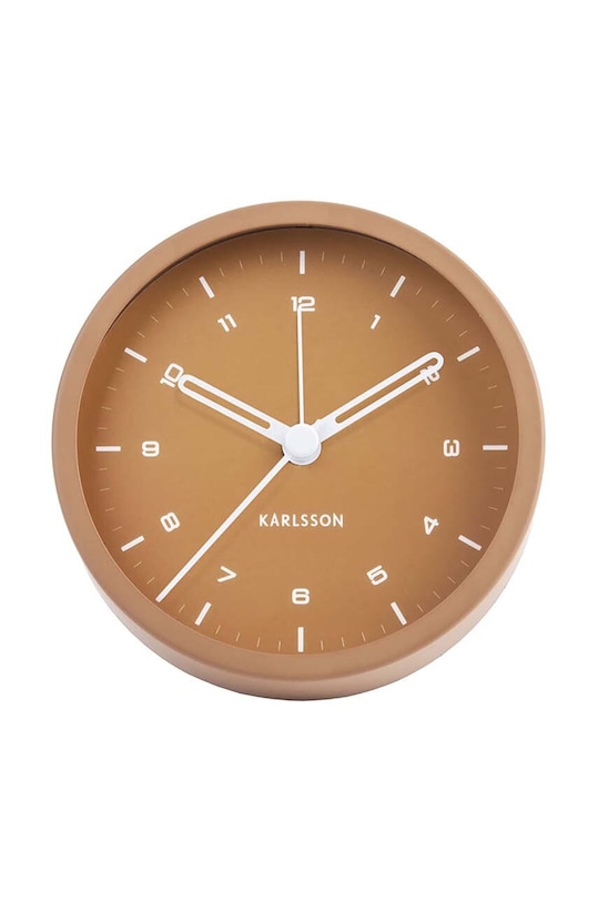 Karlsson budzik Tinge KA5806BR brązowy AA00