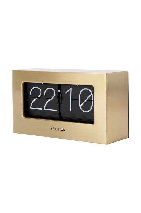 Living și dormitor Karlsson ceas flip Boxed Flip KA5620GD galben