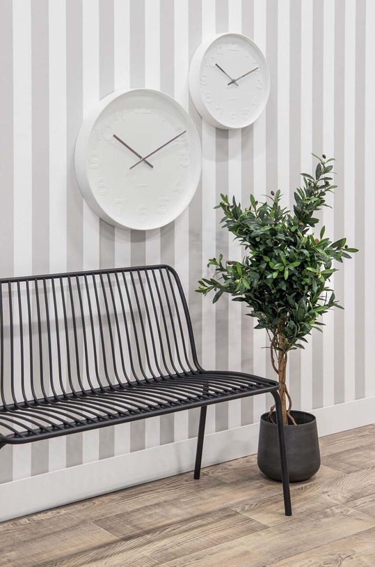 Ρολόι τοίχου Karlsson Mr. Grey λευκό KA5635