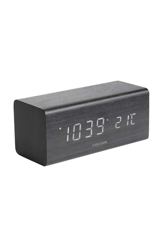 Karlsson ceas cu alarmă LED Block negru KA5652BK