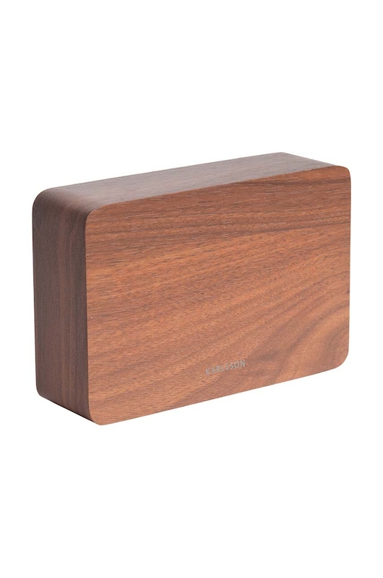 Karlsson budzik LED Square KA5653DW brązowy AA00